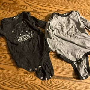 Disney Star Wars 12 Month Bodysuits Long Sleeve R2d2